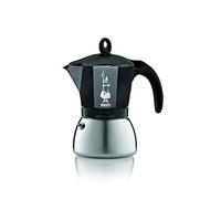 Bialetti 0004823/X4 Moka Cafetière Italienne pour l'Induction, 190 W, 6 Cups, Gris Antracite