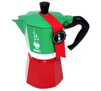 Cafetière 6 tasses ITALIA inox vert/rouge 30 cl Multicolore Bialetti Multicolore TS