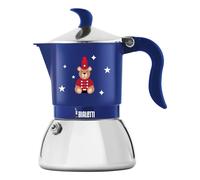 Bialetti 0006649 machine à café manuelle Cafetière à moka 0,473 L Bleu, Rouge, Acier inoxydable