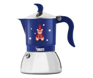 Bialetti 0006649 machine à café manuelle Cafetière à moka 0,473 L Bleu, Rouge, Acier inoxydable