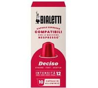 Bialetti Capsules de café compatibles Nespresso® Deciso 10 capsules