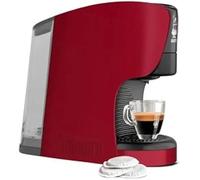 Bialetti Machine à café Dama ESE Bundle avec 30 dosettes ESE Rouge