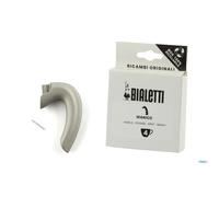 Bialetti 1 poignée de rechange pour Moka Induction 4 tasses + pivot en acier