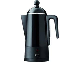 Bialetti 30-30254 Cafetière Design percolateur eco pour 2-6 Tasses Noir