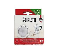 Bialetti 800002 Espresso Maker, Aluminum, Color Blanco