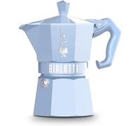 Bialetti Cafetière italienne Moka Exclusive 6 tasses Bleu pastel