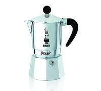 Bialetti Break cafetière Espresso Tasse 1 Noir, Aluminium, Gris, 11 x 7 x 14 cm