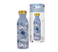 Bialetti Bridgerton Bouteille isotherme, double paroi en acier inoxydable, 460 ml, Bleu Céruléen, BRID004