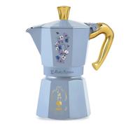 Bialetti Bridgerton Cafetière à moka Bleu, Or