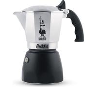 Bialetti Brikka Pot à moka 0,1 l noir, acier inoxydable