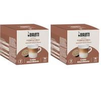 Bialetti Café Capsules compatibles Dolce Gusto® - Café au lait - 16 Capsules (Lot de 2)