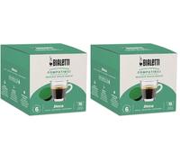 Bialetti Café Capsules compatibles Dolce Gusto® - Décaféiné - 16 Capsules (Lot de 2)