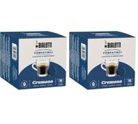 Bialetti Café Capsules compatibles Lavazza® - Cremoso - 16 Capsules (Lot de 2)