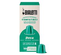 Bialetti Café Capsules compatibles Nespresso® - Décaféiné - 100 Capsules