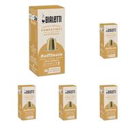 Bialetti Café Capsules compatibles Nespresso® - Raffinato - 10 Capsules (Lot de 5)