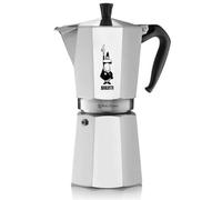 Bialetti - Moka Express: La Cafetière Expresso Iconique, Le Vrai Café Italien, Cafetière Moka 18 Tasses (800 Ml), Aluminium, Argenté