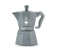 Bialetti Moka Exclusive Octagonal Induction - Cafetière Espresso en Aluminium et Acier, Couleurs Silver Grey et Desert Sable - Compatible Gaz et Induction - Fabriqué en Italie (Gris Argent)
