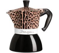 Bialetti - Cafetière Italienne Moka Induction 4 Cups D&G Leopard
