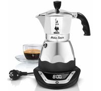 Bialetti Moka Timer - Cafetière électrique - 3 tasses - noir