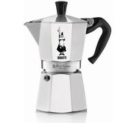 Bialetti - Cafetière Italienne Moka Express Argent - Capacité 6 Tasses