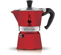 Bialetti - Cafetière Italienne Moka Express Rouge - Capacité 3 Tasses