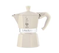 Bialetti Cafetière Moka 3 tasses - Collection Winter Wonderland - Couleur crème