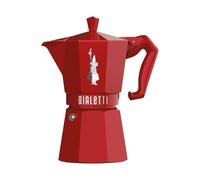 BIALETTI Moka Exclusive 6 Coupes en Rouge