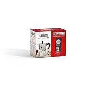 Cafetière italienne + 1 Café Perfetto Moka Classico - BIALETTI - MOKA - 3 tasses - 0,30 L - Paquet de 250 g - Argent
