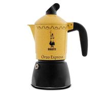 Bialetti Orzo Express Cafetière à moka Noir, Jaune