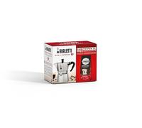 Bialetti Cafetière Venus 6 Tasses, Plus Un Lot de 250 g de Parfaite Moka Classique, Convient à l'induction, 6 Tasses (235 ML), Aluminium