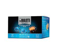 Bialetti Caffè d'Italia Naples Boîte de 48 gélules Intensité 10 Compatible avec les machines à système fermé Bialetti 100% aluminium