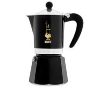 Bialetti Caffe Mercanti Black Oro Pot à moka 6 tasses - Pour cuisinière italienne