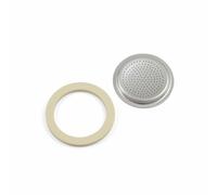 Bialetti Dichtung und Filter für La Mokina, Ersatzteil, Ersatz für Espressokocher, Dichtungsring, Ø 47 mm, 800030