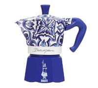 Cafetera Italiana Bialetti 5356 0 19l Azul Blanco Aluminio 4 Tazas