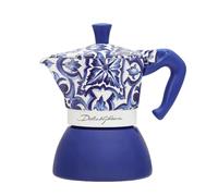 Bialetti Dolce & Gabbana Mediterraneo Cafetière à induction Bleu 4 tasses