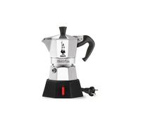 BIALETTI Espresso électrique MOKA 2 tasses Alu / Noir argent
