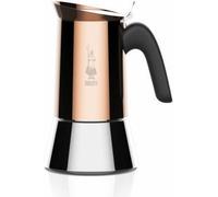 Bialetti Espressokocher New Venus für 2 Tassen, Espresso, Espressokanne, Kaffeebereiter, Edelstahl, Kupfer, 85 ml, 7282