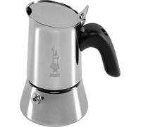 Bialetti Espressokocher New Venus für 2 Tassen, Espresso, Espressokanne, Kaffeebereiter, Edelstahl, Silber, 85 ml, 7252