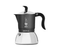 Bialetti FIAMMETTA Induction Moka 4 Tasses Noir Vif Aussi Surfaces de Cuisson