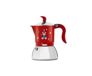 Bialetti Flambetta Induction ours de Noël 2025, moka en aluminium, avec base en