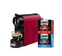 Bialetti Gioia, Machine à expresso avec 32 capsules, fonctionne exclusivement avec des capsules, rouge