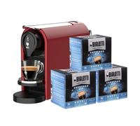 Bialetti Gioia Plus, machine à café expresso en aluminium, 48 capsules incluses,