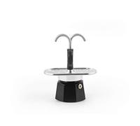Bialetti - Le set Mini Express Kandisky Moka contient une machine à café pour 2 tasses (90 ml), noir, aluminium