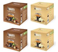 Bialetti: Lot de 4 capsules "Two Paire" vanille + noisette (2+2)