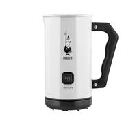 Bialetti Milk Frother Electrique, Mousseur à Lait pour Cappuccino, Capacité 150 ml Cappuccino ou 300 ml Lait Chaud, Blanc