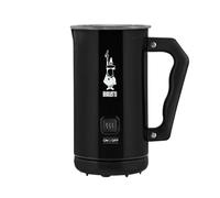 Bialetti Milk Frother Elettrico, Mousseur à lait pour cappuccino, Capacité 150 ml Cappuccino ou 300 ml Lait Chaud, Noir