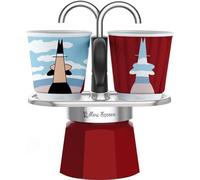 BIALETTI Mini Express Cafetière espresso rouge, 2 tasses