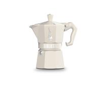 Bialetti – Cafetière italienne – Moka Exclusive – 3 tasses – Crème