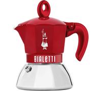 BIALETTI Moka Exclusive Induction 4 tasses rouge