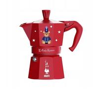 Bialetti Moka Express 3 tasses (150 ml) - Rouge ""Joyeux Noël""